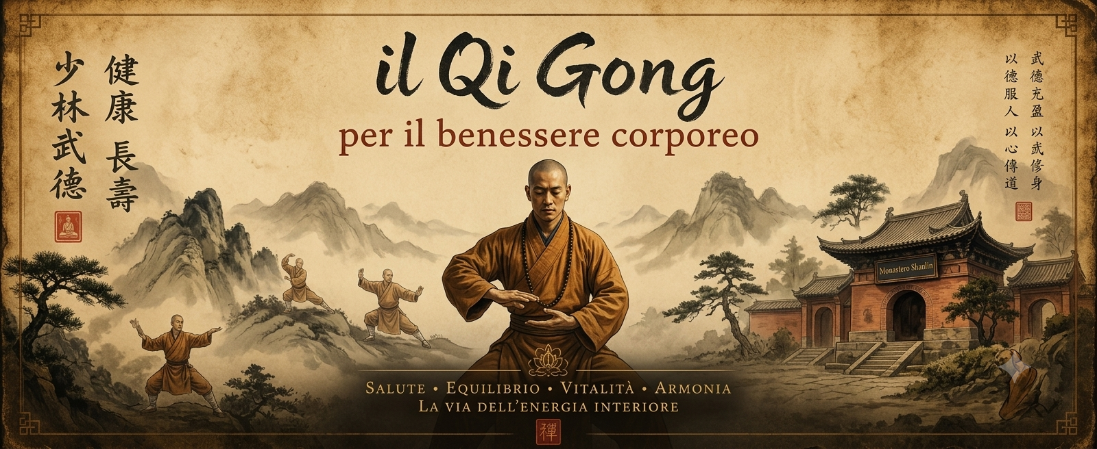 Meditazione Chan nel centro Shaolin